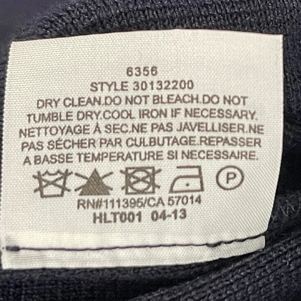 Tory Burch Wool Knit Pants Navy Blue Size 10